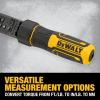 imageDEWALT Torque Wrench 38 inch Drive 20100 FTLB Micro Adjust DWMT7546338 Digital