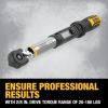 imageDEWALT Torque Wrench 38 inch Drive 20100 FTLB Micro Adjust DWMT7546338 Digital