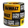 imageDEWALT Ultra Tough Duct Tape 188 in x 30 yd Heavy Duty Ultra Strong Aggressive Adhesive AllWeather 12 Rolls Black188 in x 30 yd
