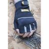 imageDeWalt DPG230L Technicians Fingerless Synthetic Leather Glove Black LargeOne Size Pack of 1