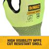 imageDewalt DPG833 HiVis HPPE Cut Touchscreen Glove  SSmall