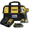 imageDEWALT  DEWDCF885C2 20V MAX Cordless Drill Impact Driver Kit 14Inch DCF885C2 yellowblack
