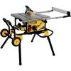imageDEWALT 10Inch Table Saw with Rolling Stand 3212Inch Rip Capacity DWE7491RS