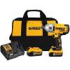 imageDEWALT 20V MAX XR 34quot Impact Wrench Cordless Hog Ring with 2 Batteries and Charger 5Ah DCF897P2