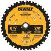 imageDEWALT Circular Saw Blade 8 14 Inch 24 Tooth Framing ampamp Ripping DWA181424New