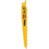 imageDEWALT FLEXVOLT Reciprocating Saw Blades 5Pack 6 6TPI Stainless Steel DWAFV4666