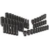 imageDEWALT Impact Socket Set Combination SAEMM 38Inch Drive 42Piece DWMT1924814 Drive