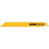 imageDEWALT Reciprocating Saw Blades Straight Back BiMetal 8Inch 18 TPI 5Pack DW48215pack