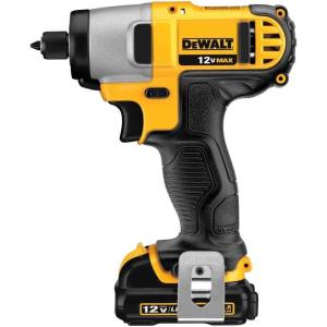 imageDEWALT 12V MAX Impact Driver 14Inch with Battery and Charger Included DCF815S2
