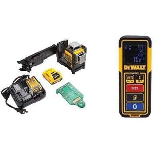 imageDEWALT 12V MAX Line Laser 3 X 360 Green with Laser Measure ToolDistance Meter 100Feet with Bluetooth DW089LG ampamp DW099S