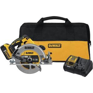 imageDEWALT 20V MAX 714Inch Cordless Circular Saw with Brake Kit DCS570P1