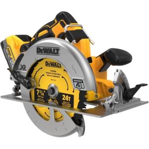 imageDEWALT 20V MAX Circular Saw Cordless 714 inch Battery and Charger Included DCS570H1