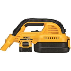imageDEWALT 20V MAX Cordless Hand Vacuum For Wet or Dry Surfaces 12Gallon Tank Washable Filter Battery and Charger Included DCV517M1
