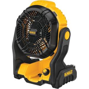 imageDEWALT 20V MAX Cordless Jobsite Fan Battery Powered Rechargeable Fan Portable Tool Only DCE512B