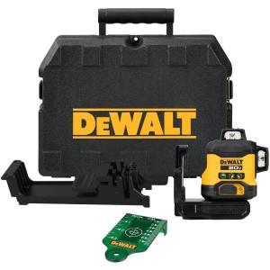 imageDEWALT 20V MAX Laser Level Cross Line Laser 3X360 Green Bare Tool Only DCLE34031BLaser Level Bare Tool Only