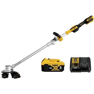 imageDEWALT 20V MAX String Trimmer Kit 5Ah DCST922P1