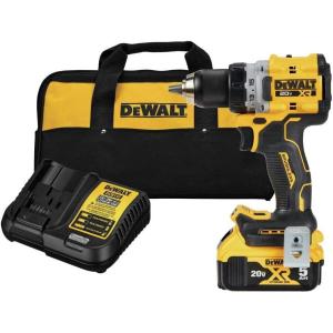 imageDEWALT 20V MAX XR Brushless Cordless 12 in DrillDriver Kit DCD800P1 Yellow