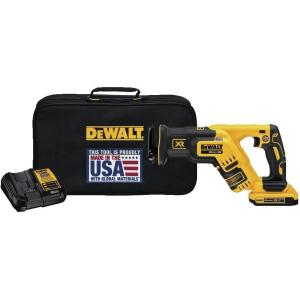 imageDEWALT 20V MAX XR Compact Reciprocating Saw 20Amp Hour DCS367D1Recp Saw Only