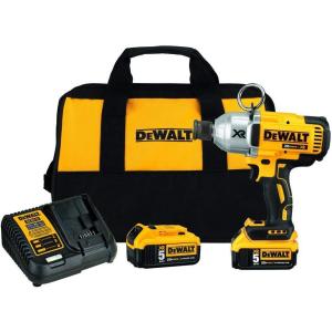 imageDEWALT 20V MAX XR Cordless Impact Wrench Kit with Quick Release Chuck DCF898P2
