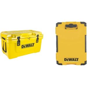 imageDEWALT 45 Qt Roto Molded Cooler Heavy Duty Ice Chest for Camping Sports ampamp Outdoor ActivitiesCooler CLIPBOARD DWST17818