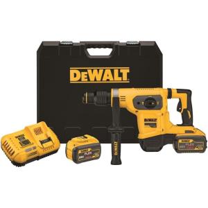 imageDEWALT 60V MAX Cordless Hammer Drill Kit 1916 in 2 FLEXVOLT Batteries ampamp Charger Included DCH481X2