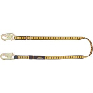 imageDEWALT 6Foot Energy Absorbing Lanyard6 Ft  Adjustable Work Positioning Lanyard with Steel Snap Hooks on Both Ends