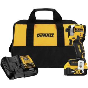 imageDEWALT ATOMIC 20V MAX 14 in Brushless Cordless Impact Driver Kit with Battery and Charger Included DCF850P1