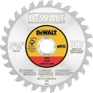 imageDEWALT Circular Saw Blade 5 38 Inch 30 Tooth Ferrous Metal Cutting DWA7538