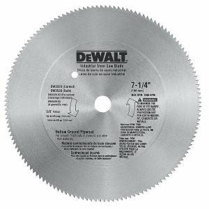 imageDEWALT Circular Saw Blade 7 14 Inch 40 Tooth Combination Wood Cutting DW3325One Size