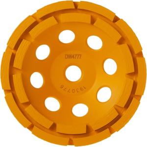 imageDEWALT Concrete Grinding Wheel Double Row Diamond Cup 5Inch DW4777