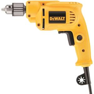 imageDEWALT Corded Drill with Keyed Chuck 70Amp 38Inch DWE1014