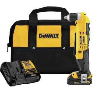 imageDEWALT DCD740C1 Right Angle Drill Kit Yellow 05