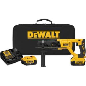 imageDEWALT DCH133M2 20V Max XR Brushless 1 DHandle Rotary Hammer KitRotary Hammer Kit Only