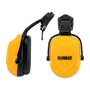 imageDEWALT DPG660 Yellow with Black Earcups Dielectric Expandable NRR 25 Cap Mount Earmuff