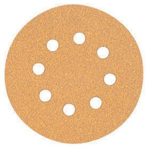 imageDEWALT DW4306 5Inch 8 Hole 220 Grit Hook and Loop Random Orbit Sandpaper 5PackOne Size