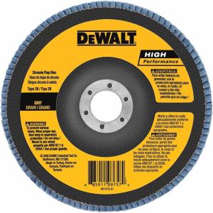 imageDEWALT DW8381 6Inch X 78Inch 60G Type 29 Hp Flap Disc60G 58Inch Hub