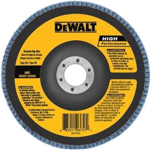 imageDEWALT DW8381 6Inch X 78Inch 60G Type 29 Hp Flap Disc80G 58Inch Hub