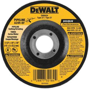imageDEWALT DW8437 7Inch by 18Inch by 58Inch11 Pipeline Cutting WheelOne Size
