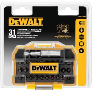 imageDEWALT DWAX100IR Screwdriving Tough Case Set Extra Small 31PieceOne Size