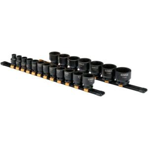 imageDEWALT DWMT19243 26PC MM 12quot Drive Impact Socket SetSAE