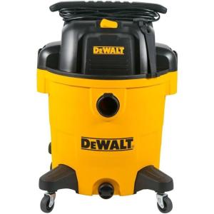 imageDEWALT DXV14P Shop Vacuum WetDry 14 Gallon 6 HP WetDry Vac with 110 CFM Powerful Suction YellowYellow