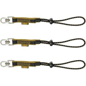 imageDEWALT Elastic Tool Attachment with Swiveling DRing 3 Pack 15 lb Capacity
