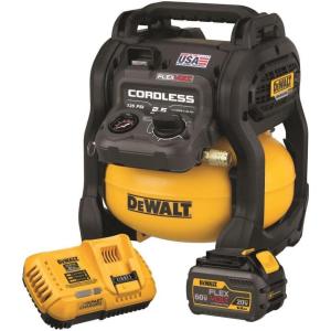 imageDEWALT FLEXVOLT 60V MAX Air Compressor Kit Cordless 25 Gallon DCC2560T1