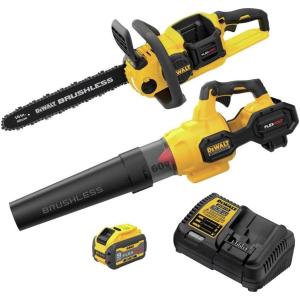 imageDEWALT FLEXVOLT 60V MAX Blower 125 MPH 600 CFM DCBL772X1w Chainsaw
