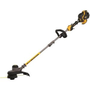 imageDEWALT FLEXVOLT 60V MAX String Trimmer Brushless Two Speed 15Inch 3Ah Battery DCST970X1String Trimmer Kit Only