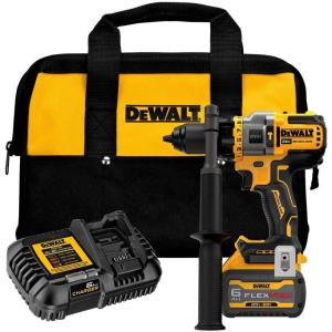 imageDEWALT FLEXVOLT ADVANTAGE 20V MAX Hammer Drill Cordless 12Inch DCD999T1
