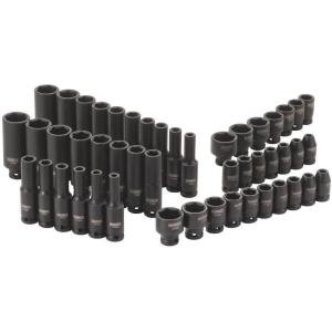 imageDEWALT Impact Socket Set Combination SAEMM 38Inch Drive 42Piece DWMT1924814 Drive