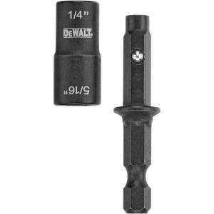 imageDEWALT Nut Driver Set Double Ended 2Piece DWADEND214In  516In Nut Driver Set