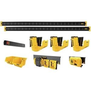 imageDEWALT Power Tool Organizer 10Piece Garage and Workshop Storage Part of the DEWALT Storage System Lineup DWST828259 Piece Tools Accessory Kit