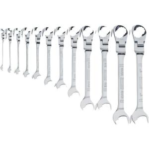 imageDEWALT Ratcheting Wrench Set MM Flexible 12Piece 12PCOne Size